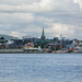 Norway, View of Trondheim from the Fjord