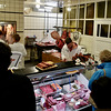 At the butcher Van der Zon