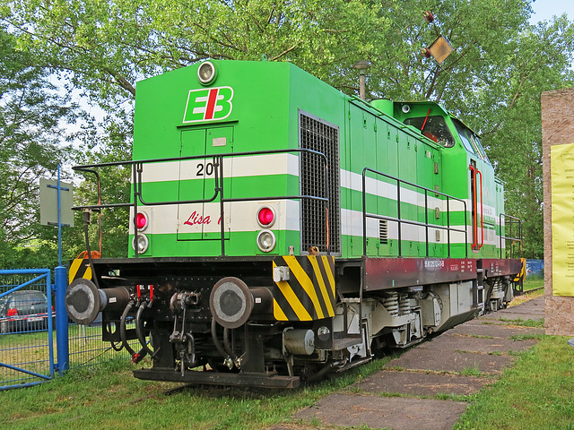 DR V100, Werklok Nr. 20 der Erfurter Bahn (EB)