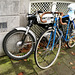 Puch moped and B.S.A. bicycle