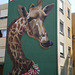Giraffe mural, by Smile.