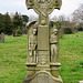 chelmsford cemetery, essex,memorial to sportsman robert cook +1908 with masonic and sporting symbols: bicycle, cricket bat, golf clubs