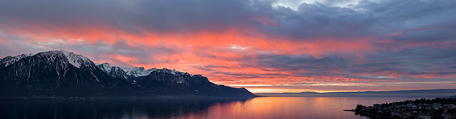 160124 panorama Montreux crepuscule