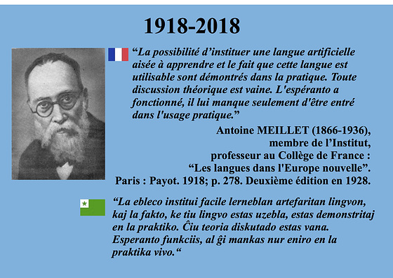 Antoine Meillet, l'espéranto