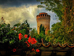 Brisighella (RA); "torre dei veneziani" (1503).  -   Brisighella's town; "venetian tower", it was built in the 1503.