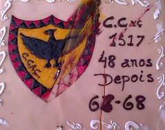 Anniversary cake of the confraternization lunch of the ex-CAÇ1517