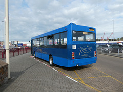 Tantivy Blue 201 (J 93500) (ex IOM CMN 72X) at St. Helier ferry terminal - 5 Aug 2019 (P1030653)