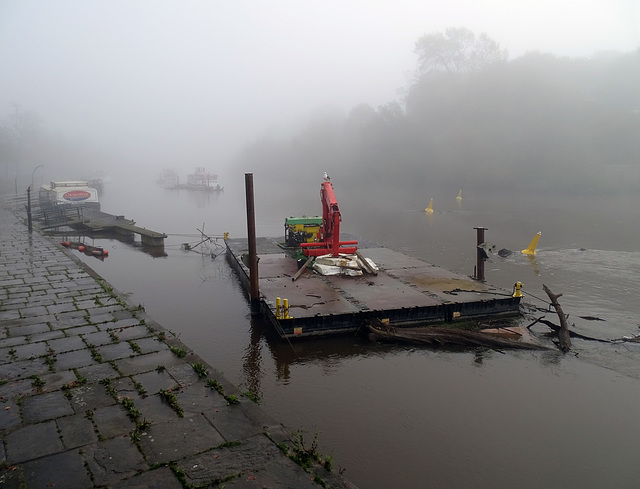 Fog on the River Dee