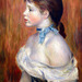 Jeune fille au ruban bleu . Pierre-Auguste Renoir