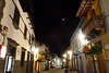 Calle Real De La Plaza At Night