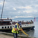 PS 'Waverley' Being Tied up at Helensburgh Pier