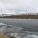 Norway, Frozen Lake of Trangdals Vatn