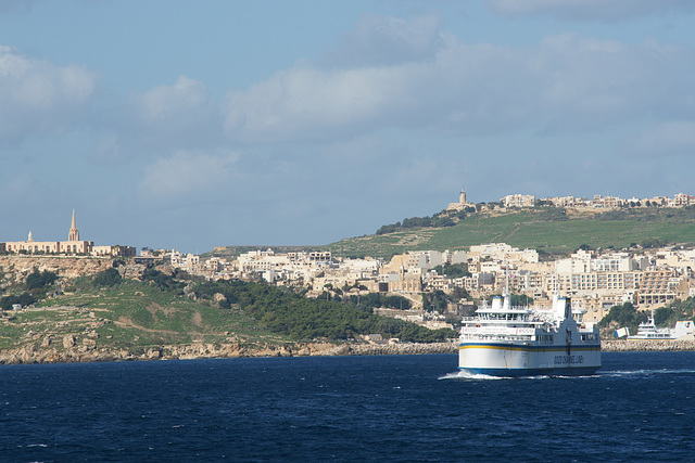 Ferry Leaving Mgarr