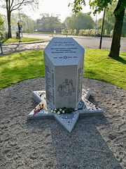New monument for the Jewish population that was taken away and didn't come back in the Second World War