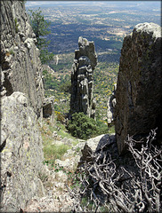 La Sierra de La Cabrera - from the ridge.