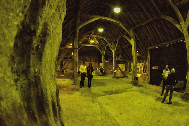 Wanborough Great Barn Interior