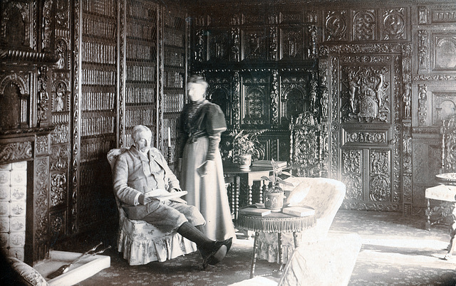 Colonel and Mrs Ainsworth, Smithalls Hall, Bolton, Greater Manchester c1910