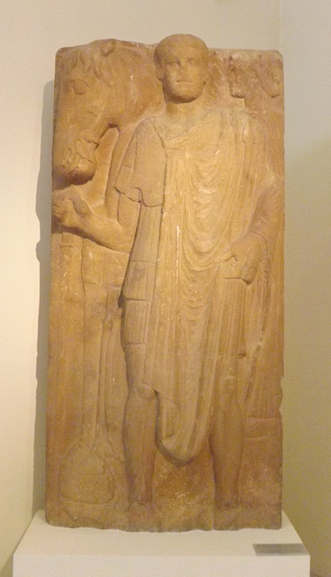 Grave Stele from Mantineia in the National Archaeological Museum of Athens, May 2014