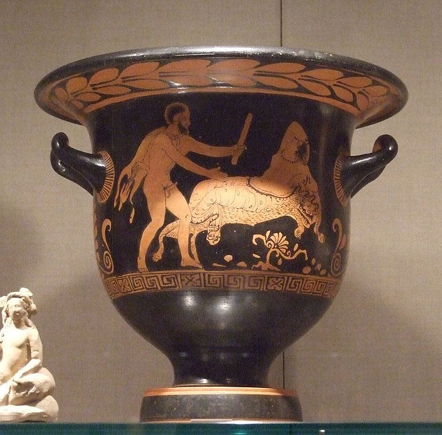 Terracotta Bell Krater with a Satyr and a Maenad in the Metropolitan Museum of Art, January 2011