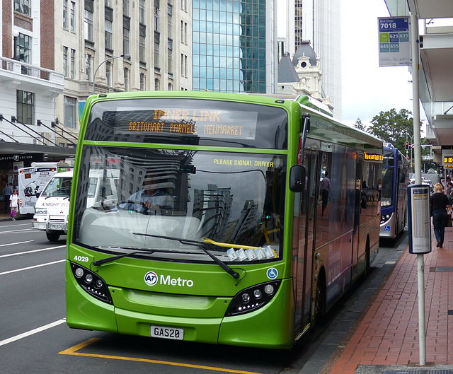 AT Metro 4029 in Auckland - 20 February 2015