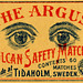 The Argus Vulcan Safety Matches