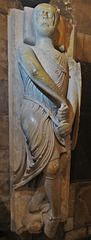 dorchester abbey church, oxon tomb effigy of late c13 knight, c.1280(49)