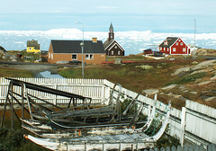 sledge fence in Ilulissat