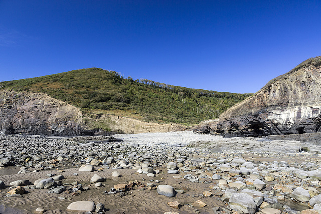 Marros west - Teague's Wood and drift-filled valley