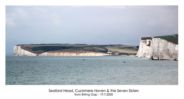 Seaford Head, Cuckmere Haven, Seven Sisters 19 7 2020