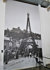 Photo of Eiffel Tower replica (1914).