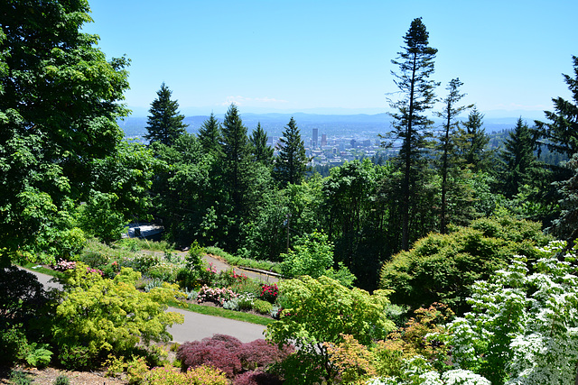 USA 2016 – Portland OR – Pittock Mansion – Garden