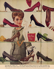 Red Cross Shoes Ad, 1964