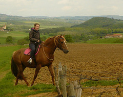 A pieds ou à cheval en Beaujolais.