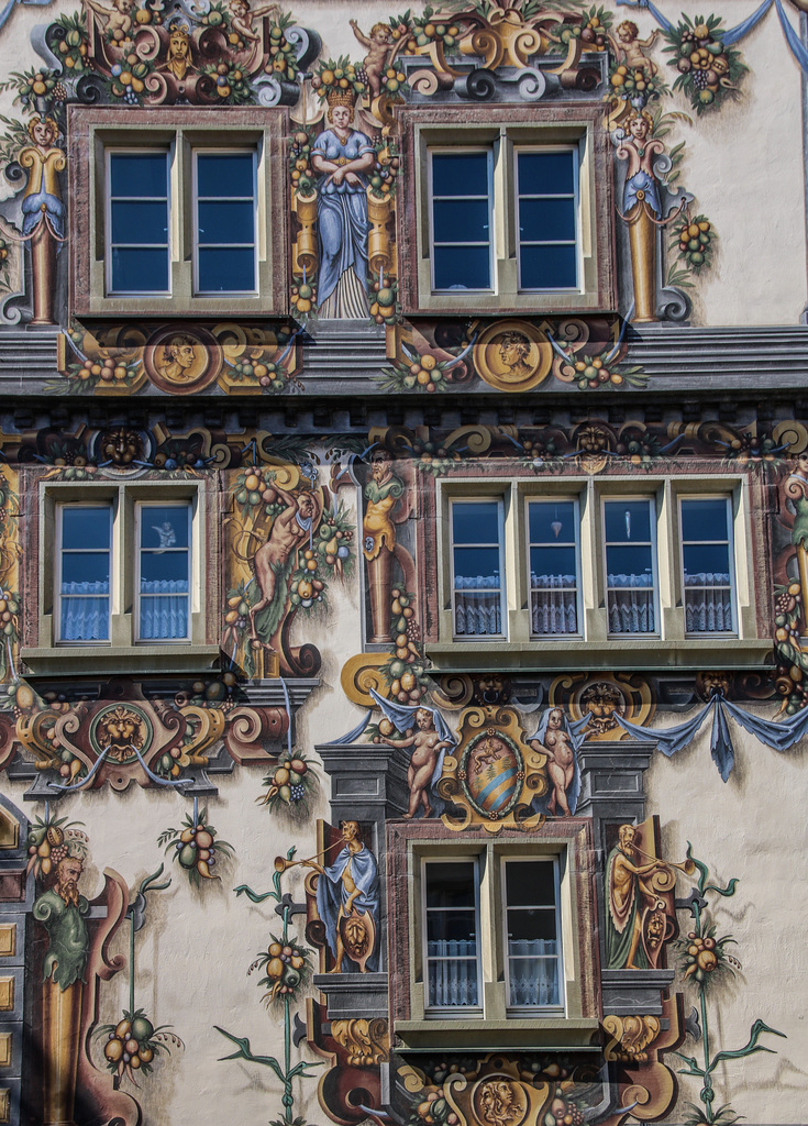 Eine Fassade in Konstanz