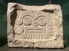 Museum Volkenkunde 2021 – Bas-relief with the face of Tlaloc