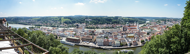 Passau, Panorama Veste