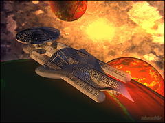 Raumschiff Golana - gefährliche                                                                                            Mission in Cinema 4D