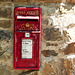 Old English postbox