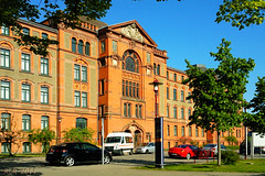 Das Gebäude der ehemaligen Reichsbahndirektion Schwerin