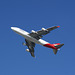 Qantas Jet Over Albert Park