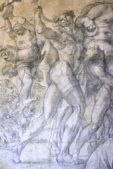 Urbino 2017 – Palazzo Ducale – Study for a fresco Triumph of Bacchus in the Palazzo Farnese in Rome