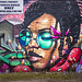 Mural in the Car Park between Orchard Street and Johnston Street, Paisley