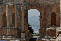 Taormina, Sicily from the Teatro Greco - Romano