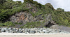 Tenby North Sands chevron fold couplet panorama