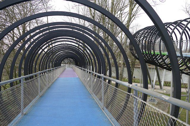 Oberhausen, Brücke über Kanal