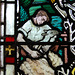Detail of War Memorial Window, Lowther Church, Cumbria