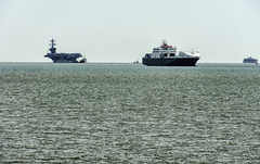 USS Theodore Roosevelt on the Solent