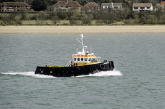 Tug viewed from the Isle of Wight ferry