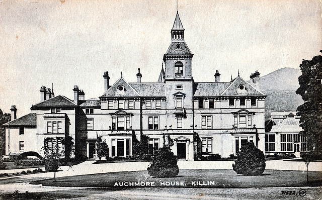Auchmore House, Perthshire, Scotland (Demolished)