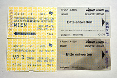 Vienna public transport tickets